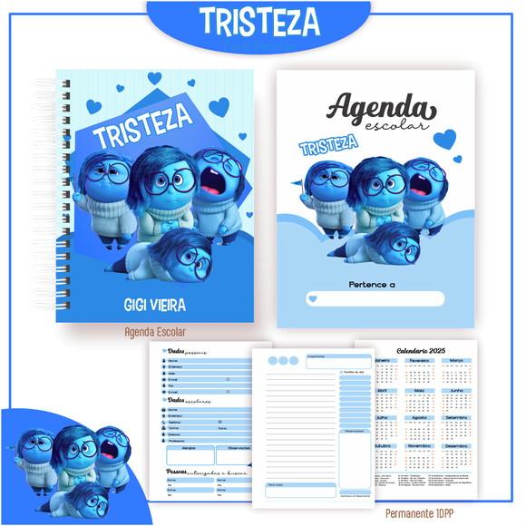 Agenda Escolar Tristeza Divertidamente