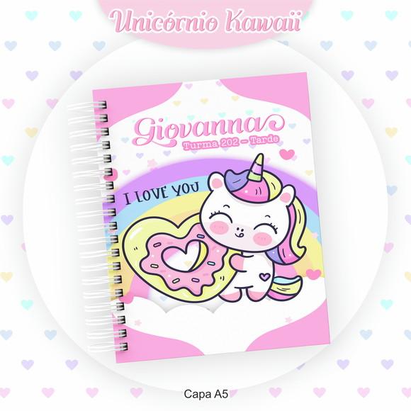 Agenda Escolar Unicornio Kawaii