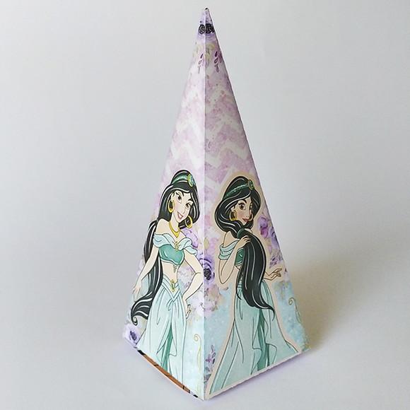 Caixinha Cone Tema Jasmine
