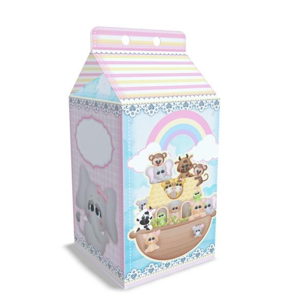 Caixinha Milk Tema Arca de Noé
