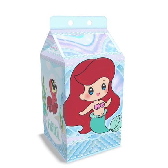 Caixinha Milk Tema Ariel