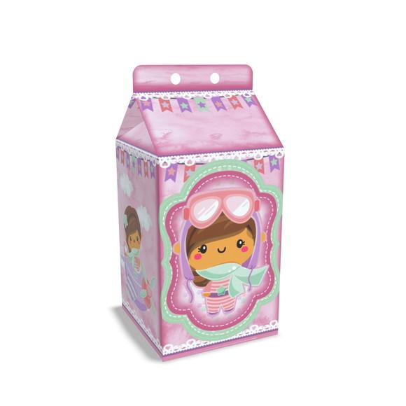 Caixinha Milk Tema Aviadora