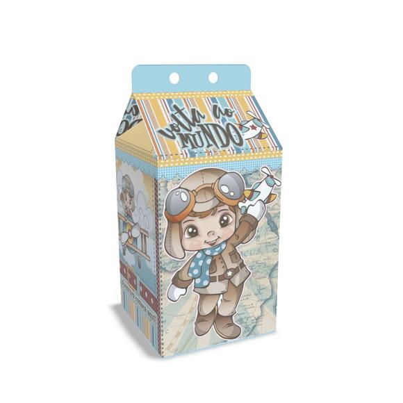 Caixinha Milk Tema Aviador