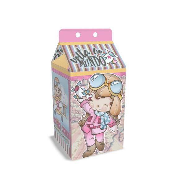 Caixinha Milk Tema Aviadora