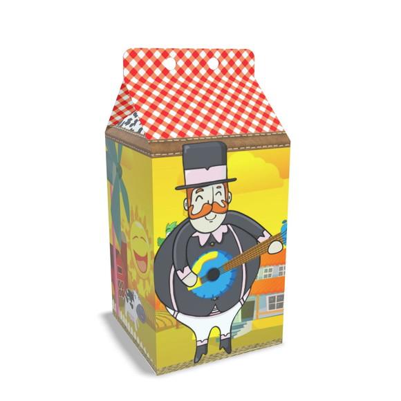 Caixinha Milk Tema Fazendinha Bita