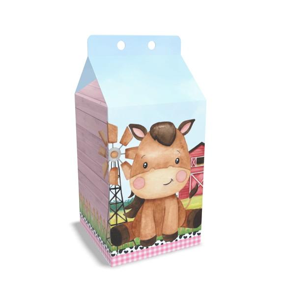 Caixinha Milk Tema Fazendinha