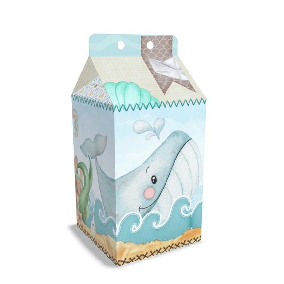 Caixinha Milk Tema Fundo do Mar