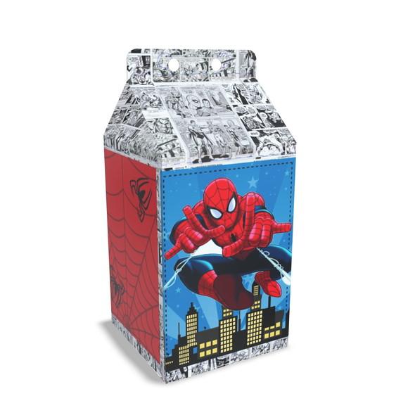 Caixinha Milk Tema Homem Aranha