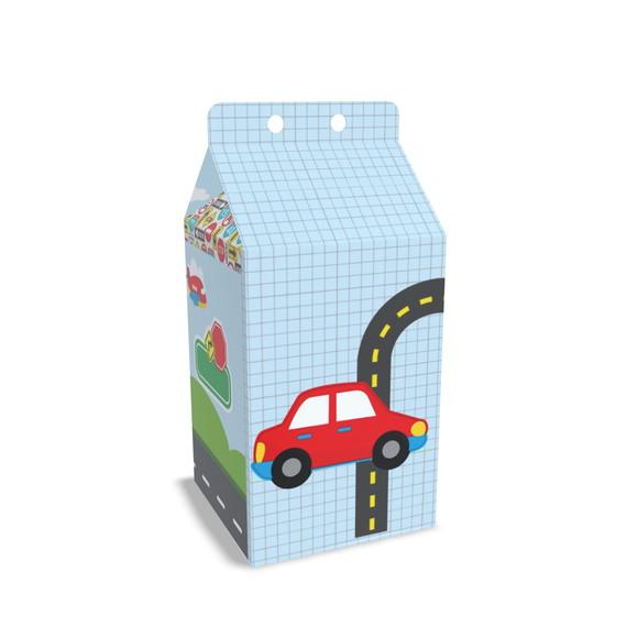 Caixinha Milk Tema Meio de Transporte