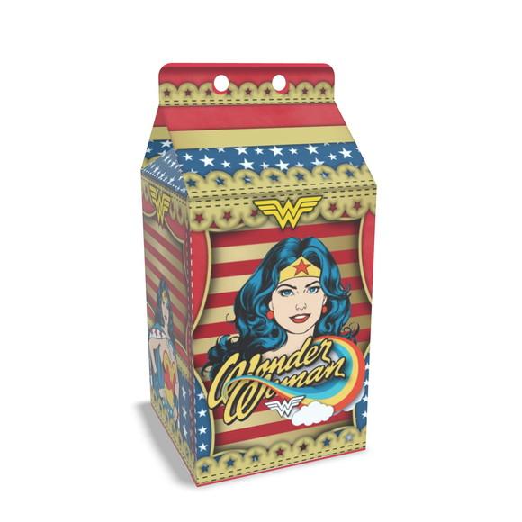 Caixinha Milk Tema Mulher Maravilha