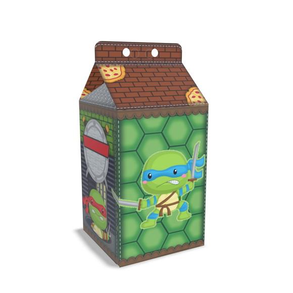 Caixinha Milk Tema Tartaruga Ninja
