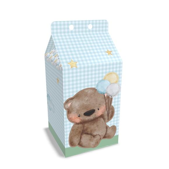Caixinha Milk Tema Ursinho Baloeiro