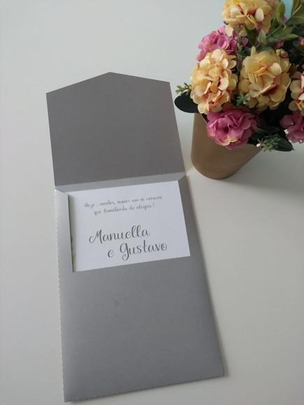 Convite Casamento Delicado