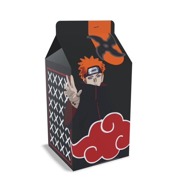 Kit Lembrancinhas Akatsuki - 20 Unidades Caixinhas Milk