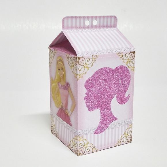 Kit Lembrancinhas Barbie Papelaria - 20 Caixinhas Milk