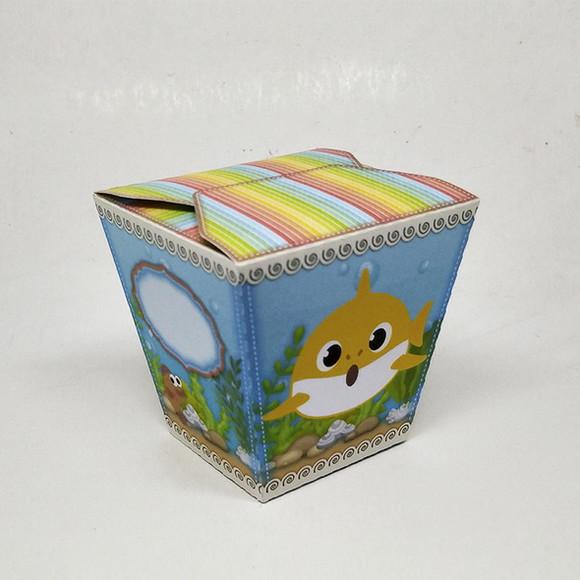 Kit Lembrancinhas Baby Shark Menino - 20 Caixinhas Sushi
