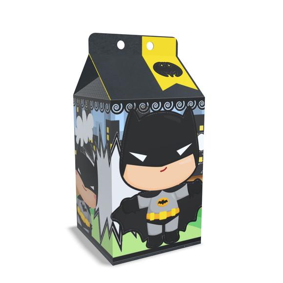 Kit Lembrancinhas Batman - 20 Unidades Caixinhas Milk