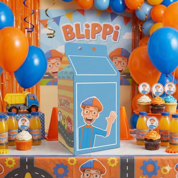 Kit Lembrancinhas Blippi - 20 Unidades Caixinhas Milk
