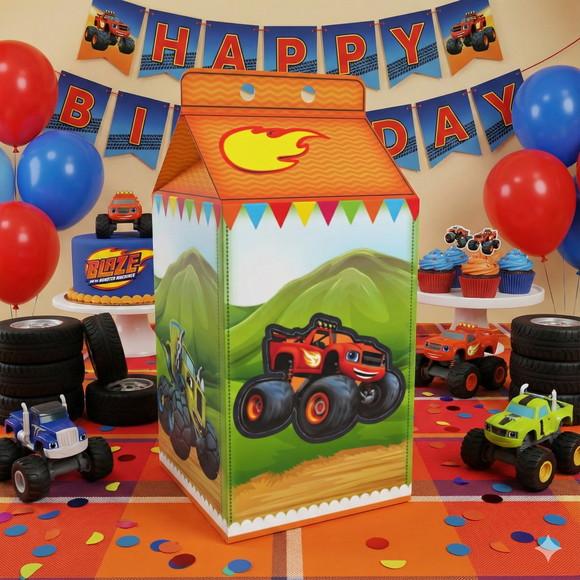 Kit Lembrancinhas Blaze And The Monster Machi- 20 Unidades