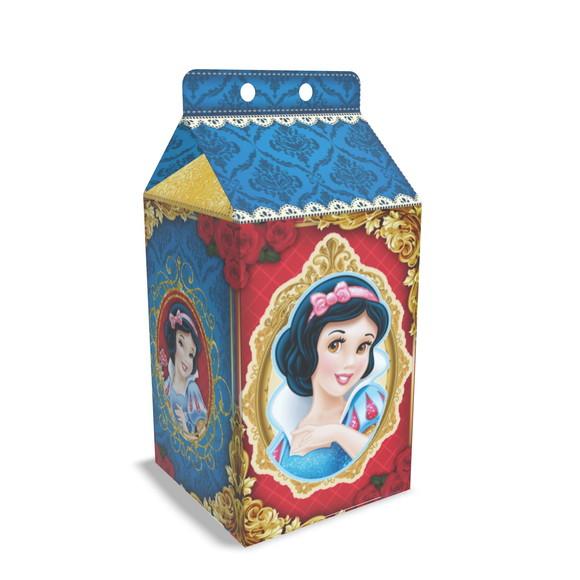 Kit Lembrancinhas Branca de Neve 20 Unidades Caixinhas Milk