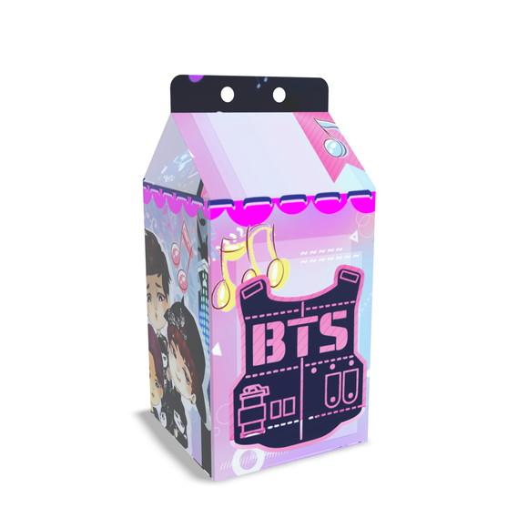 Kit Lembrancinhas Bts - 20 Unidades Caixinhas Milk