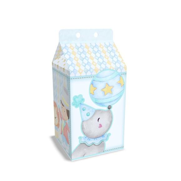 Kit Lembrancinhas Circo - 20 Unidades Caixinhas Milk