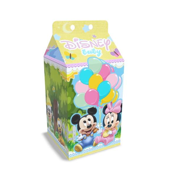 Kit Lembrancinhas Disney Baby - 20 Unidades Caixinhas Milk