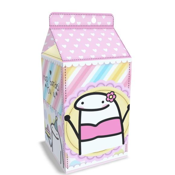 Kit Lembrancinhas Flork - 20 Unidades Caixinhas Milk