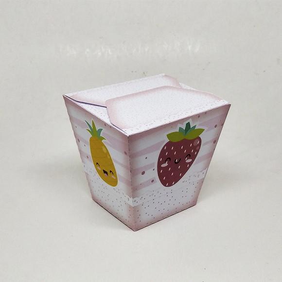 Kit Lembrancinhas Frutas Kawaii - 20 Caixinhas Sushi