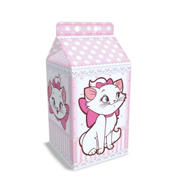 Kit Lembrancinhas Gatinha Marie - 20 Unidades Caixinhas Milk