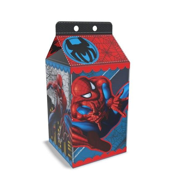 Kit Lembrancinhas Homem Aranha - 20 Unidades Caixinhas Milk