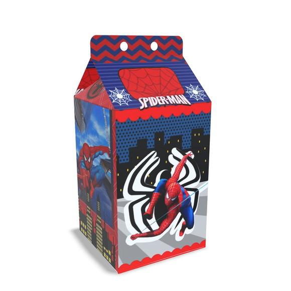 Kit Lembrancinhas Homem Aranha - 20 Unidades Caixinhas Milk