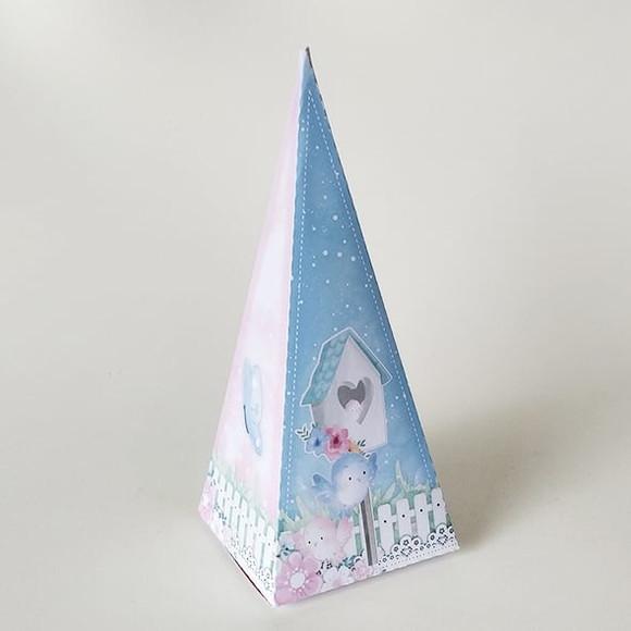 Kit Lembrancinhas Jardim - 20 Caixinhas Cone