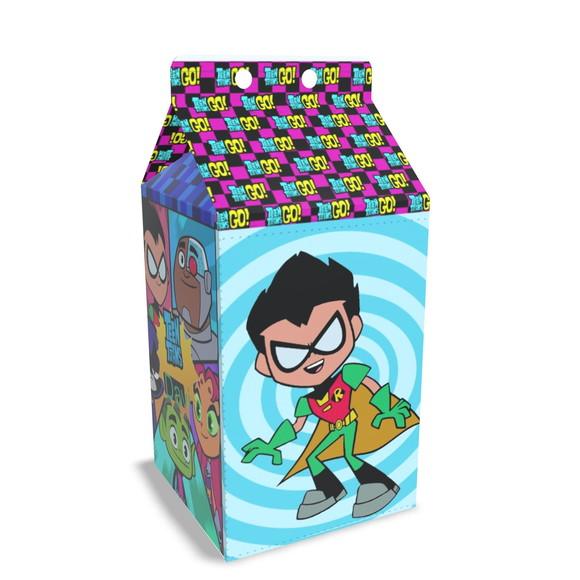 Kit Lembrancinhas Jovens Titãs - 20 Unidades Caixinhas Milk