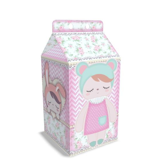 Kit Lembrancinhas Meet Doll - 20 Unidades Caixinhas Milk