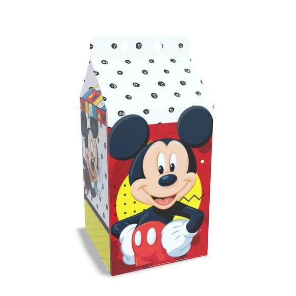 Kit Lembrancinhas Mickey - 20 Unidades Caixinhas Milk