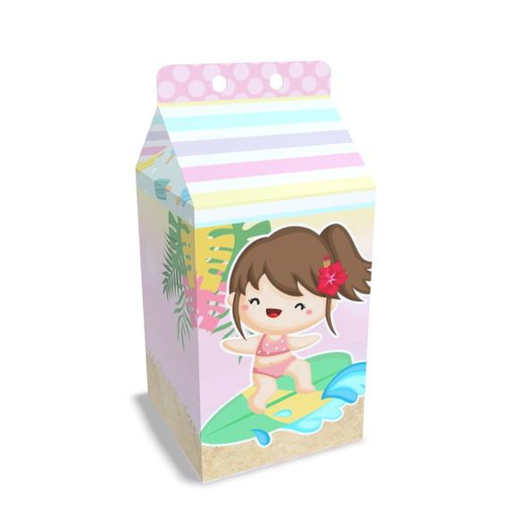 Kit Lembrancinhas Praia - 20 Unidades Caixinhas Milk