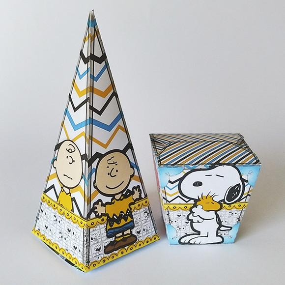 Kit Lembrancinhas Snoopy - 30 Caixinhas.