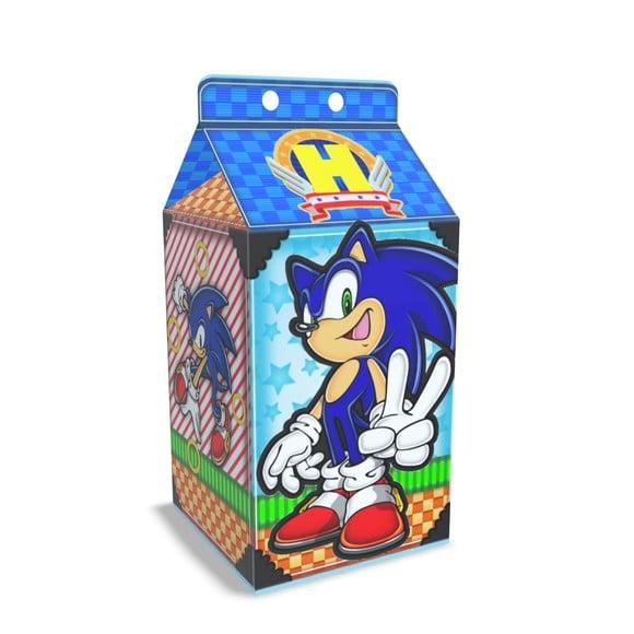 Kit Lembrancinhas Sonic - 20 Unidades Caixinhas Milk