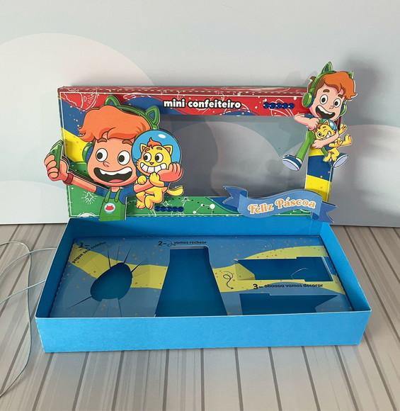 Kit Mini Confeiteiro Páscoa Gato Galactico