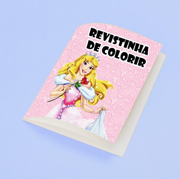 Revistinha para Colorir Tema Bela Adormecida