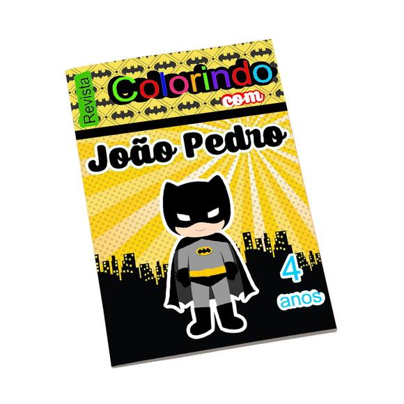 Revistinha para Colorir Tema Batman