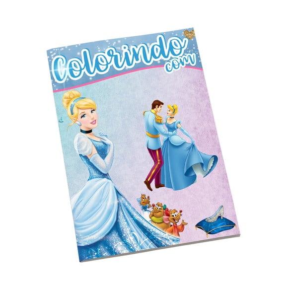Revistinha para Colorir Tema Cinderela