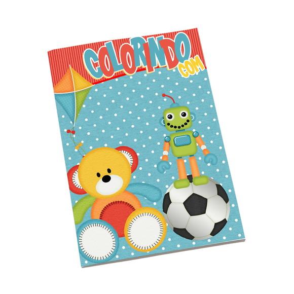 Revistinha para Colorir Tema Brinquedos