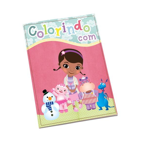 Revistinha para Colorir Tema Doutora Brinquedos