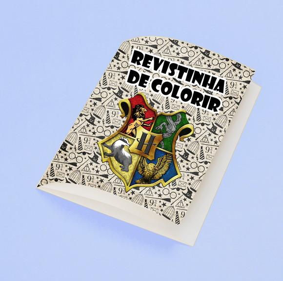 Revistinha para Colorir Tema Harry Potter