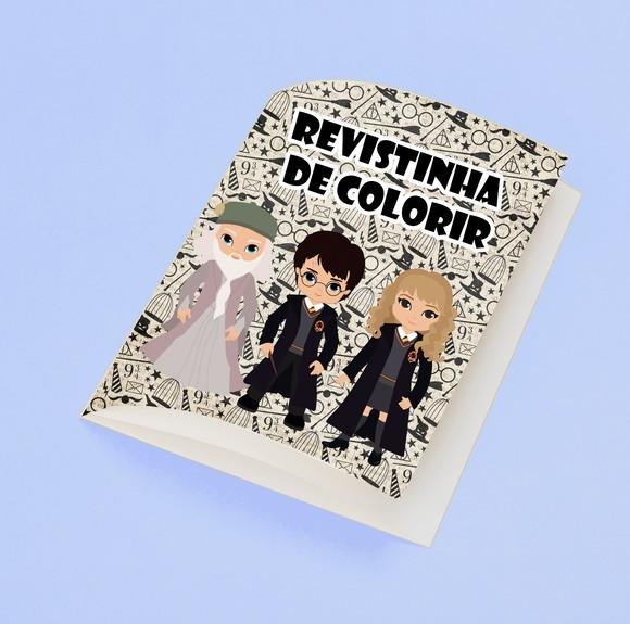 Revistinha para Colorir Tema Harry Potter