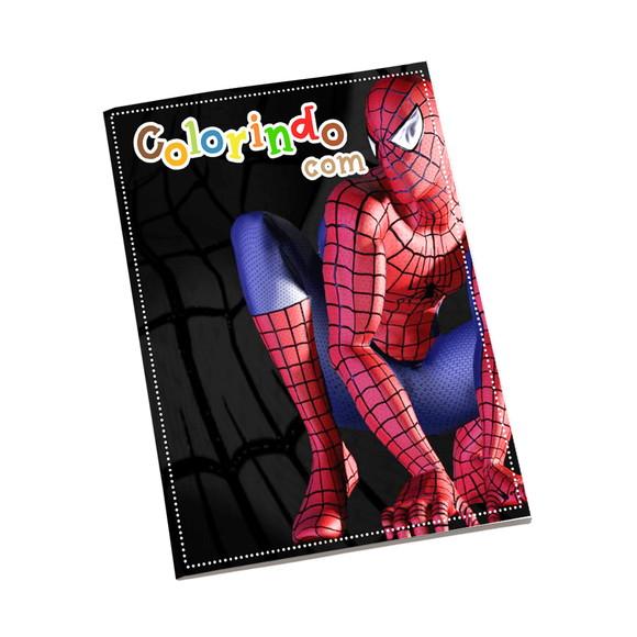 Revistinha para Colorir Tema Homem Aranha