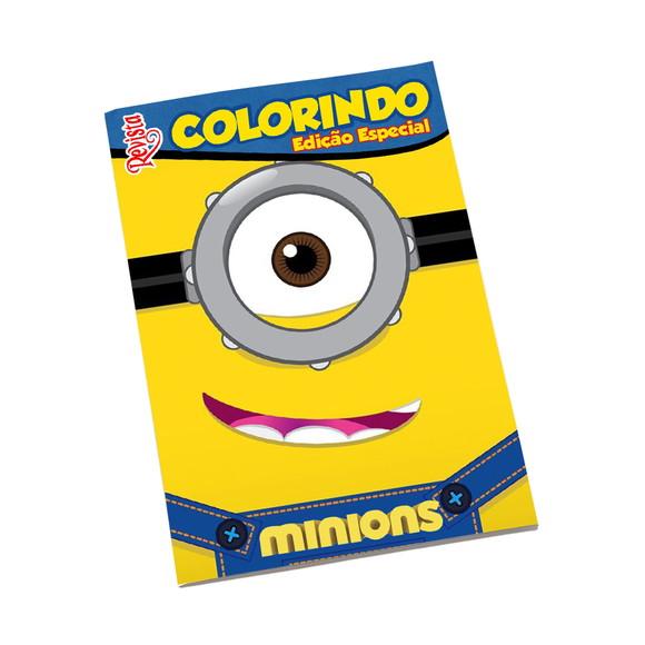 Revistinha para Colorir Tema Minions