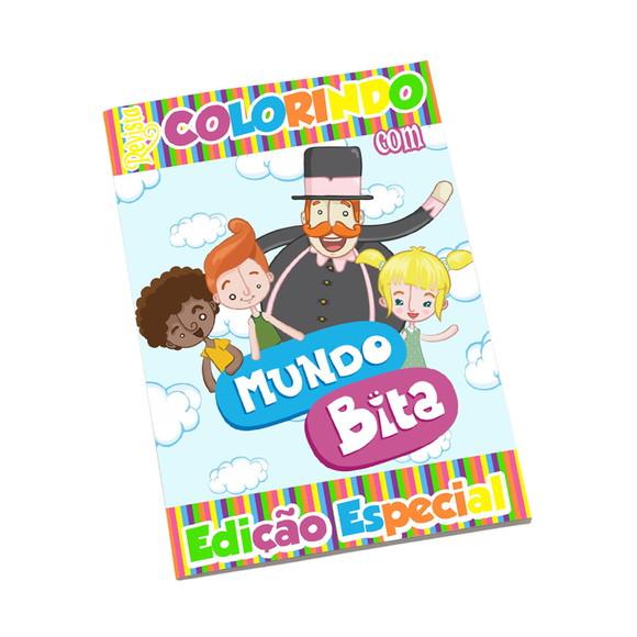 Revistinha para Colorir Tema Mundo Bita
